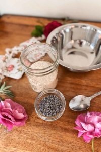 Ingredients for How to Make a Lavender Sachet