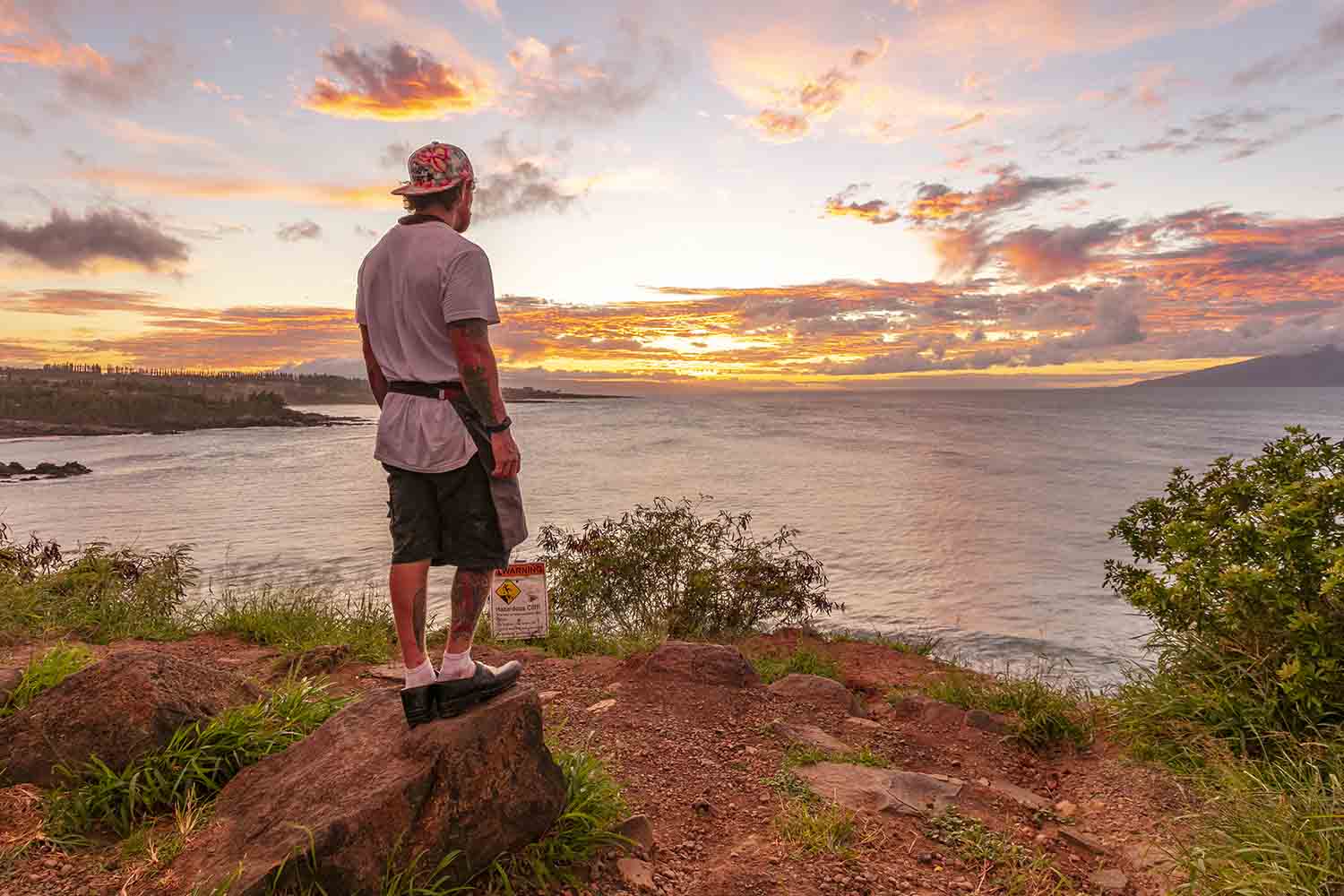 Chef Jason and a Maui Sunset