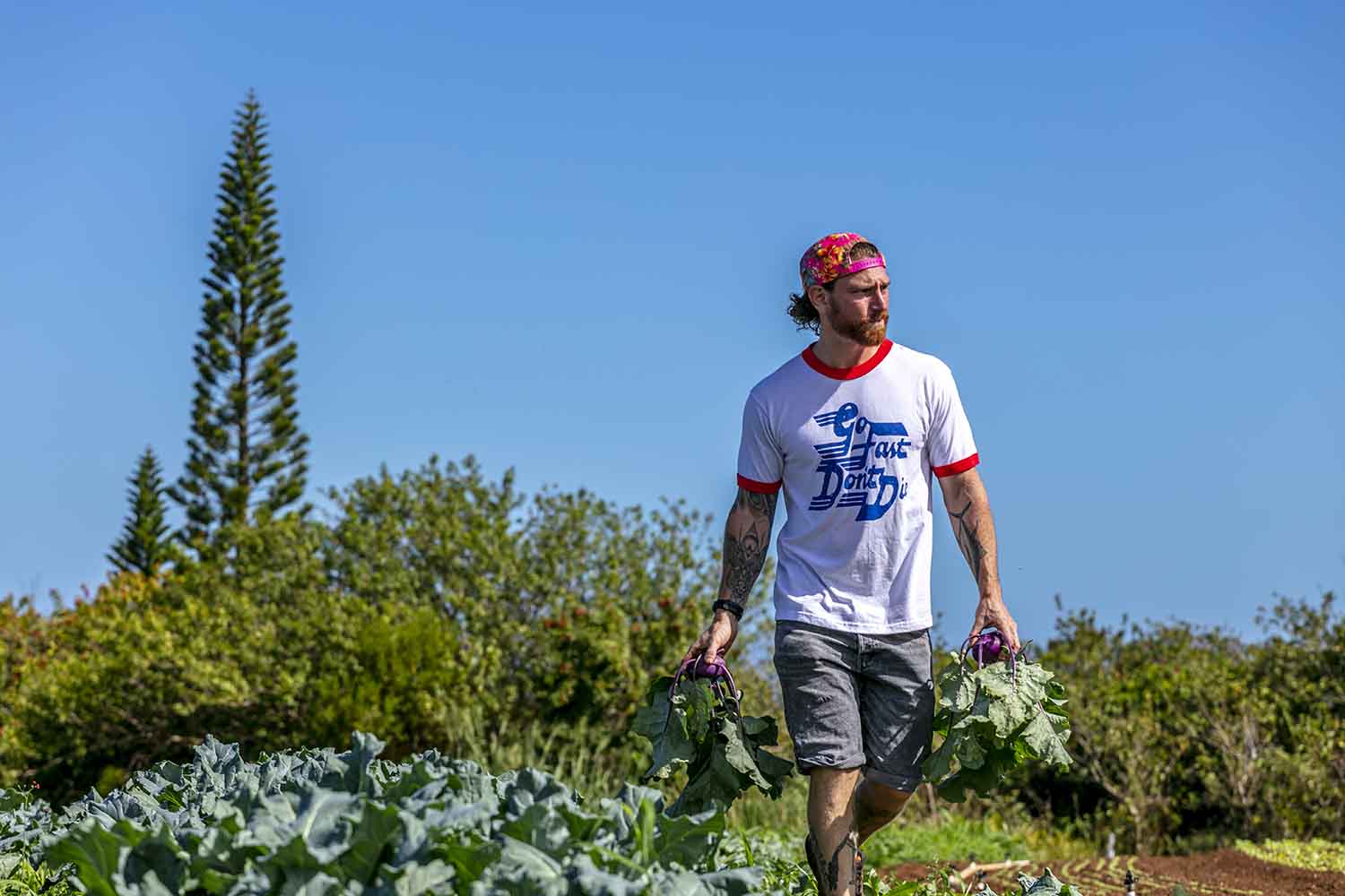 Chef Jason Raffin on the Farm