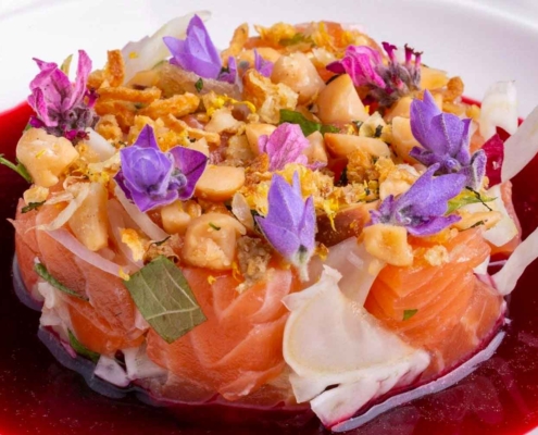 Lavender Lomi Lomi Salmon