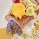 Lavender Pork Tenderloin with peaches